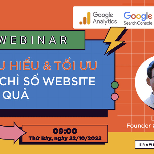 Webinar "Thấu hiểu & tối ưu các chỉ số Website"